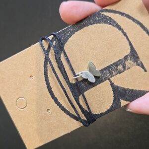 "Transform" Handmade Necklace Choker Upcycles Materials 13.5"